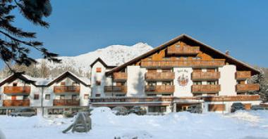 Italský hotel Sole v zimě