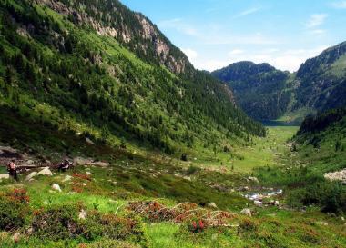 Krásná krajina kolem Ziano di Fiemme