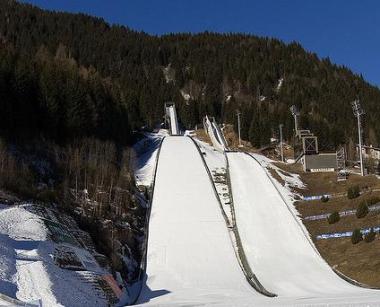 Predazzo - skokanský můstek Trampolino dal Ben