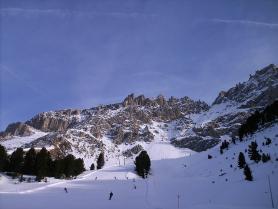 Fleimstal - Obereggen - lyžaři
