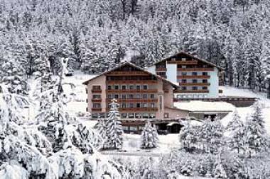 Italský hotel Shandranj v zimě