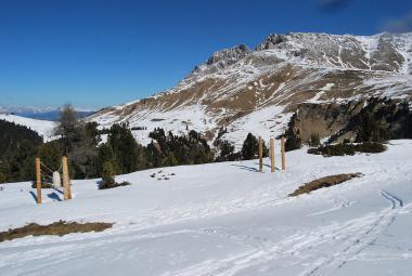 Val di Fiemme - zimní krajina